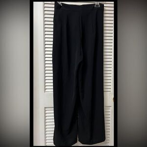 Shein Black Pants Wide Leg, szLARGE